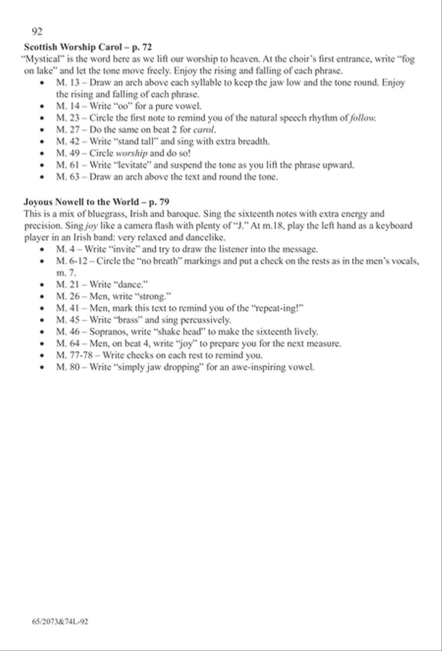 Go Sing It on the Mountain (Digital Download) 4-Part scores gallery preview page 92
