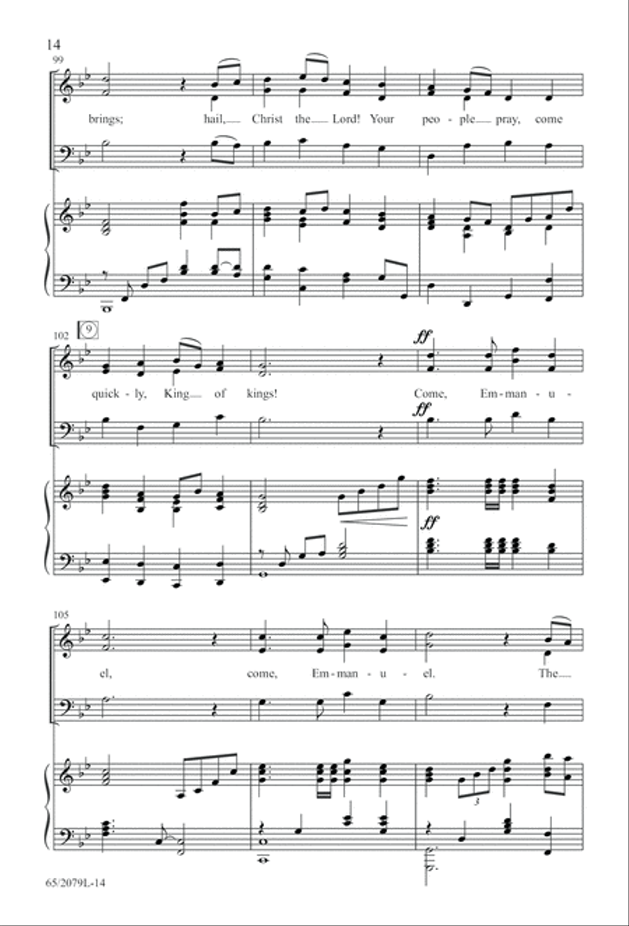 Morning Star SAB (Digital Download) 3-Part scores gallery preview page 14