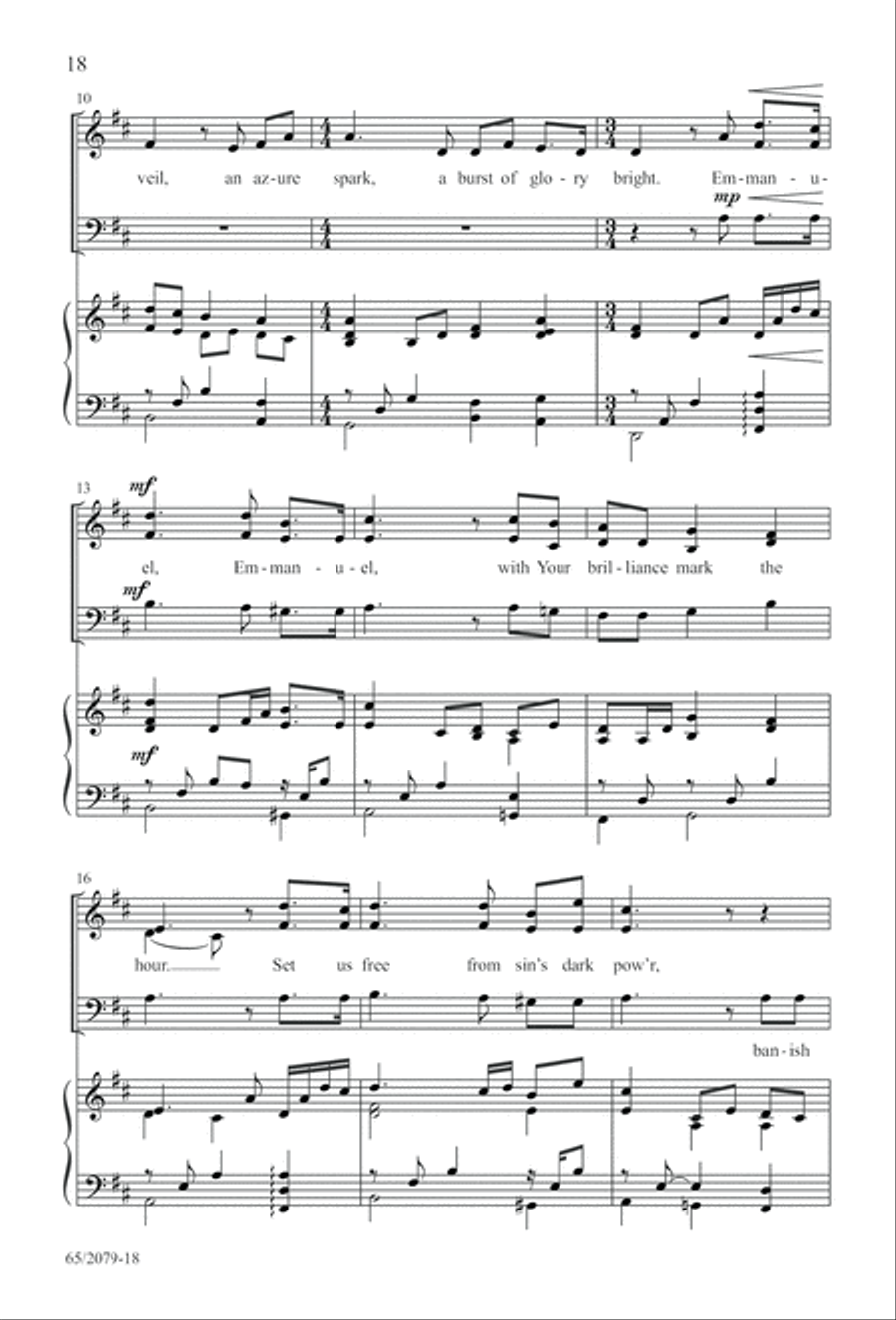 Morning Star SAB (Digital Download) 3-Part scores gallery preview page 18