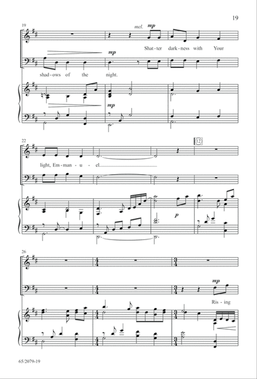 Morning Star SAB (Digital Download) 3-Part scores gallery preview page 19