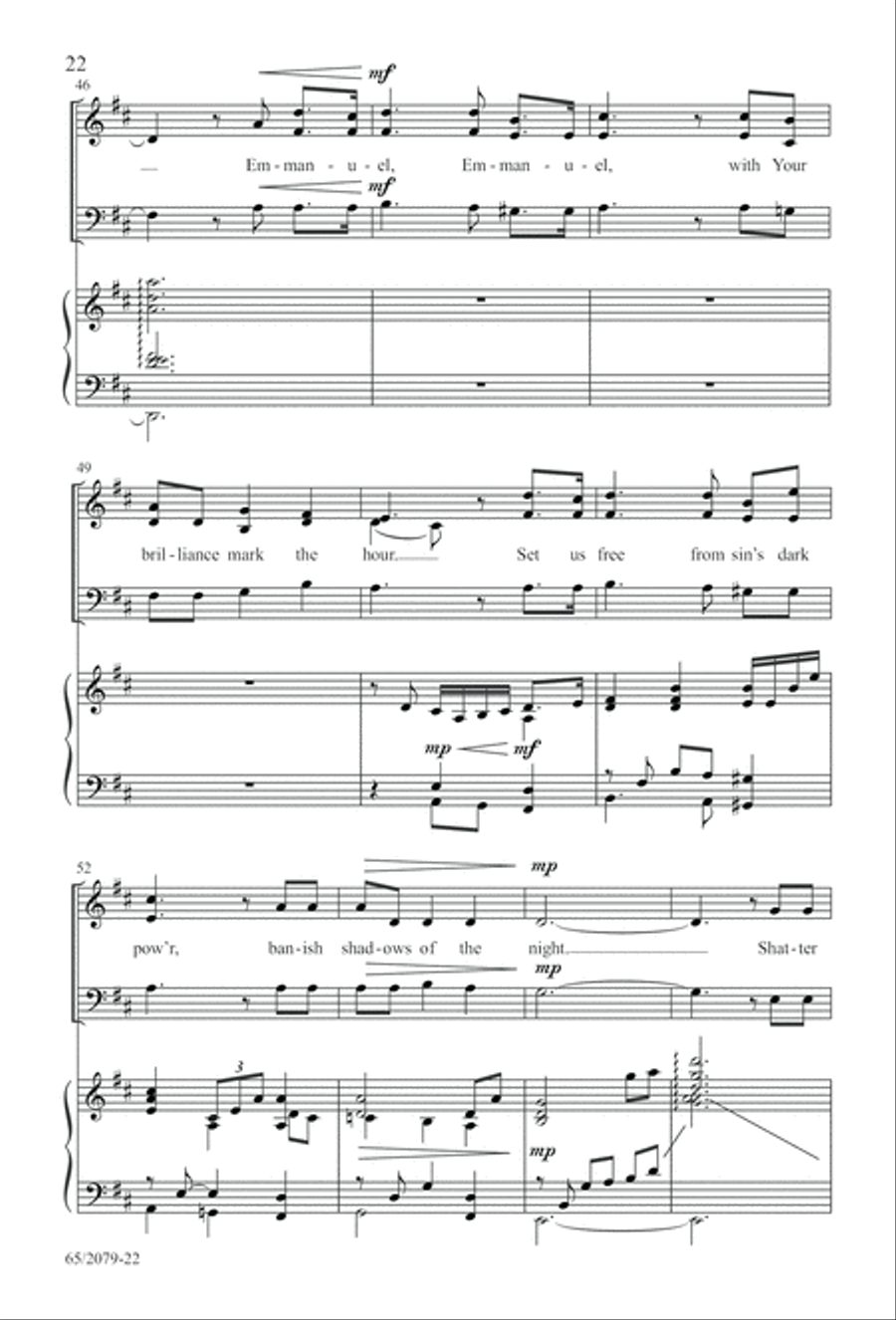 Morning Star SAB (Digital Download) 3-Part scores gallery preview page 22