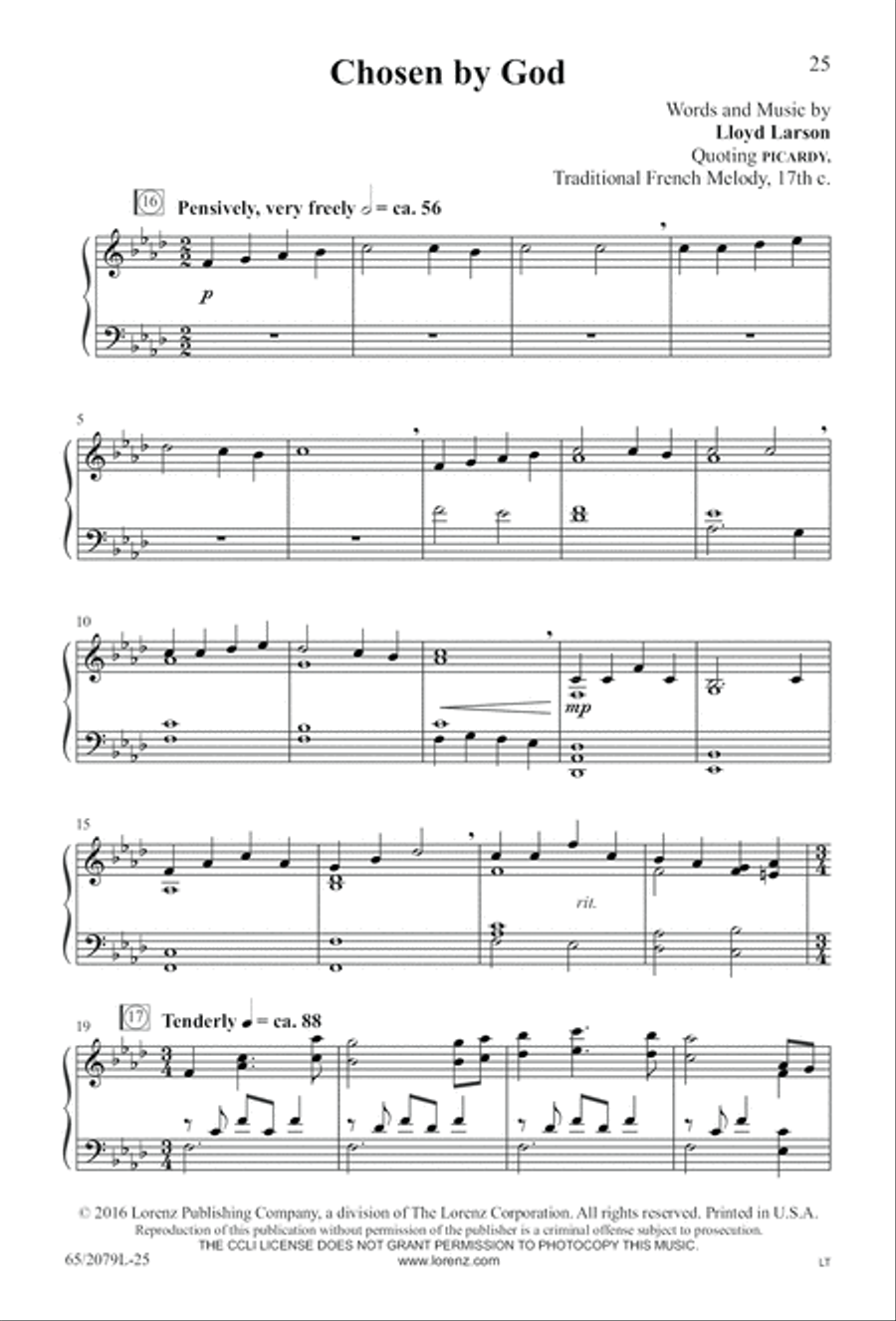 Morning Star SAB (Digital Download) 3-Part scores gallery preview page 25