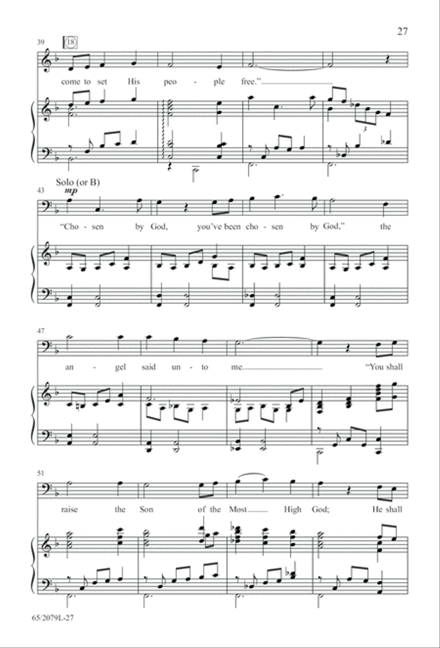 Morning Star SAB (Digital Download) 3-Part scores gallery preview page 27