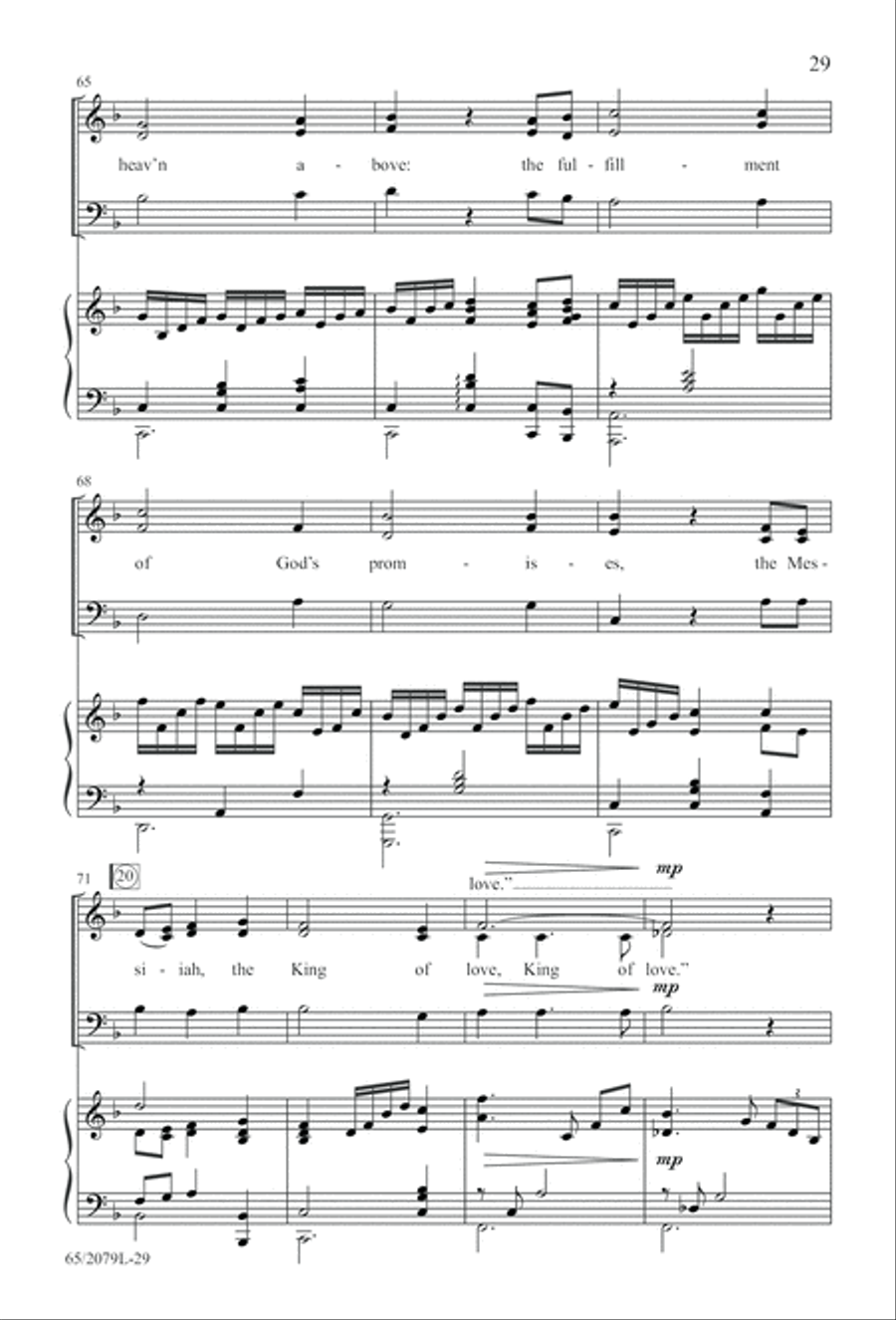 Morning Star SAB (Digital Download) 3-Part scores gallery preview page 29