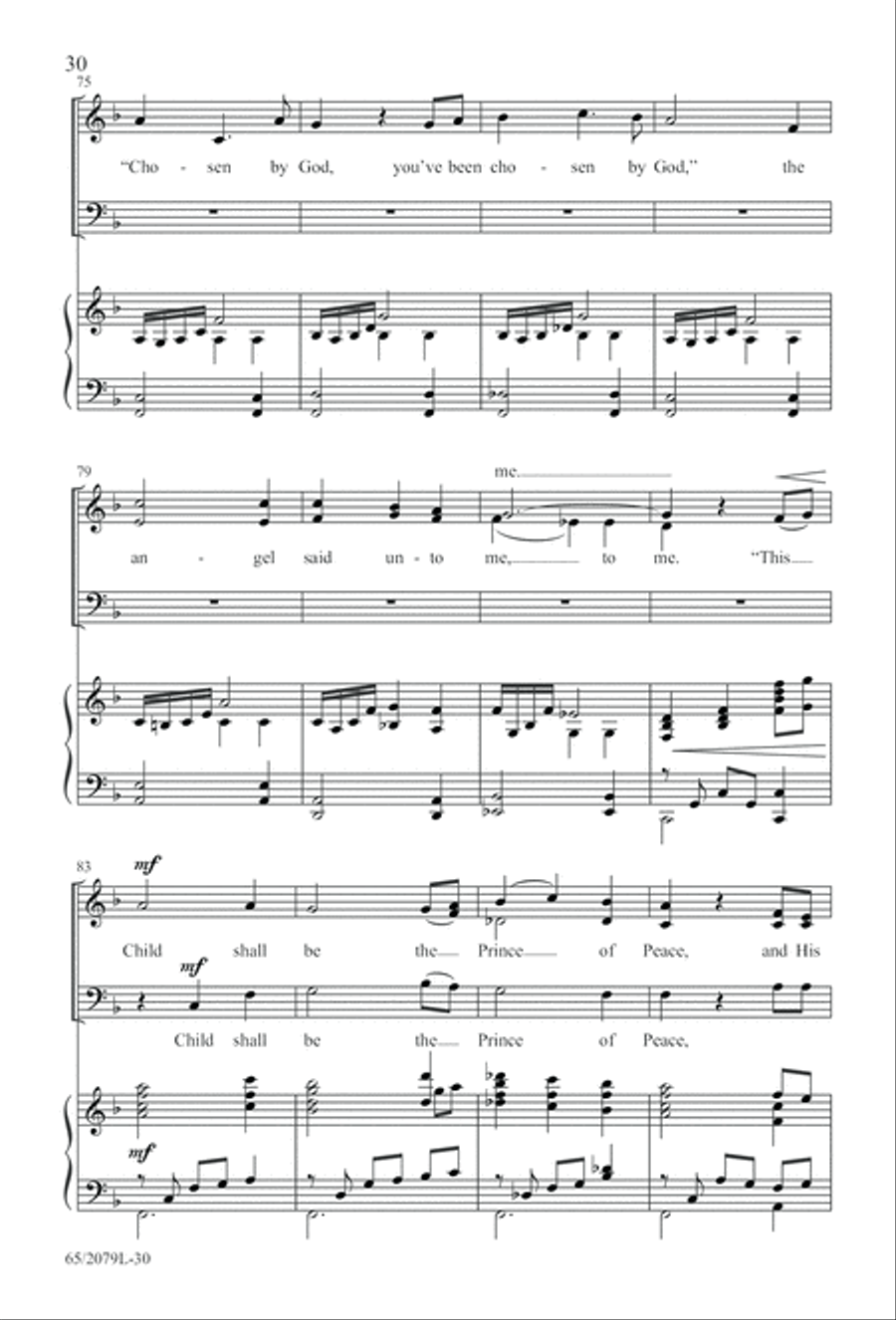 Morning Star SAB (Digital Download) 3-Part scores gallery preview page 30