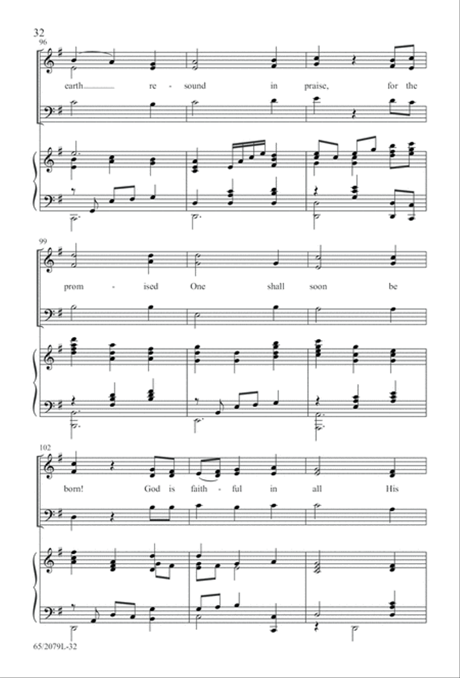 Morning Star SAB (Digital Download) 3-Part scores gallery preview page 32
