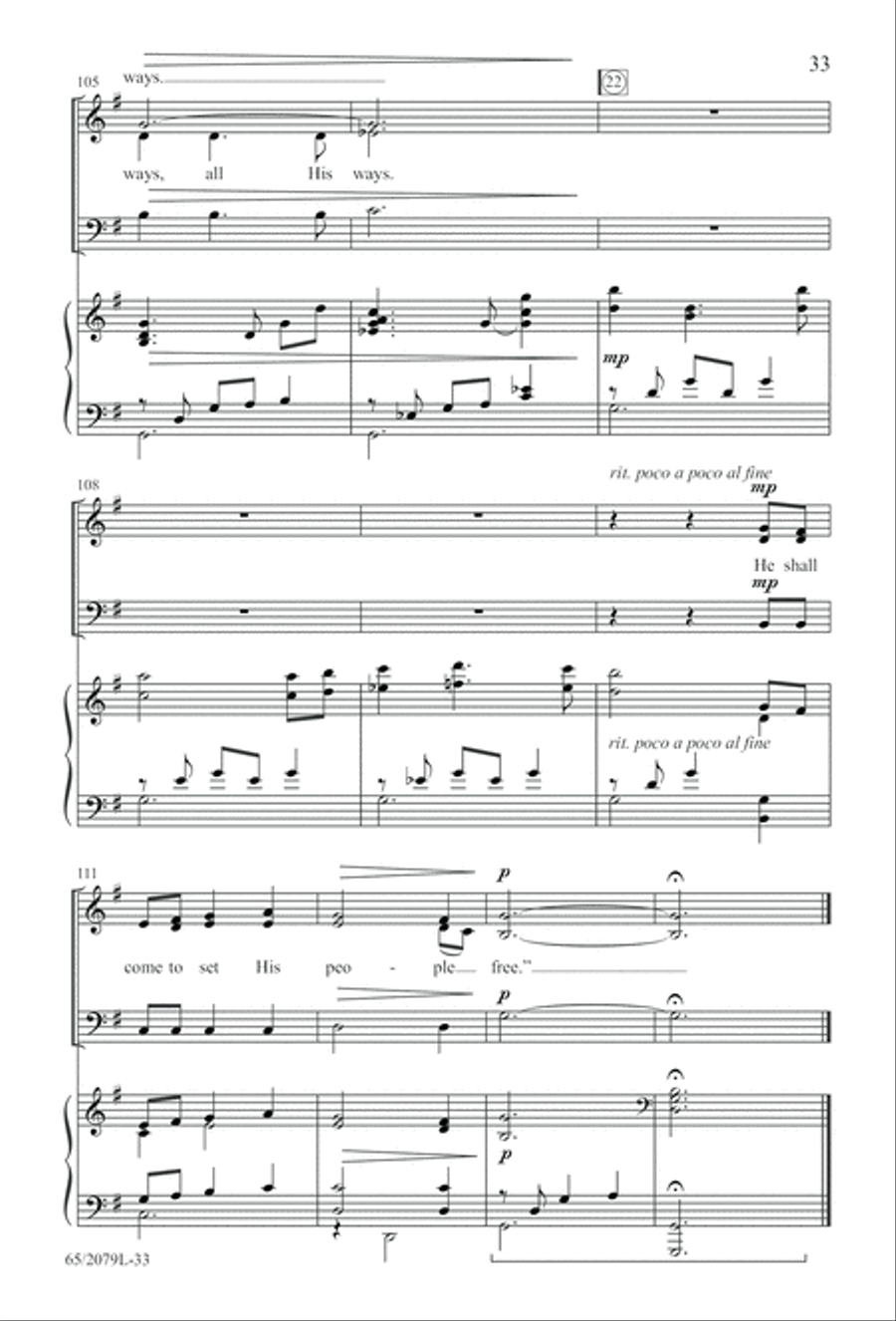 Morning Star SAB (Digital Download) 3-Part scores gallery preview page 33