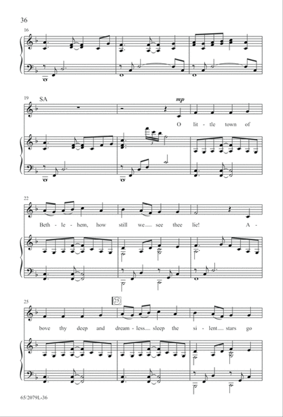 Morning Star SAB (Digital Download) 3-Part scores gallery preview page 36