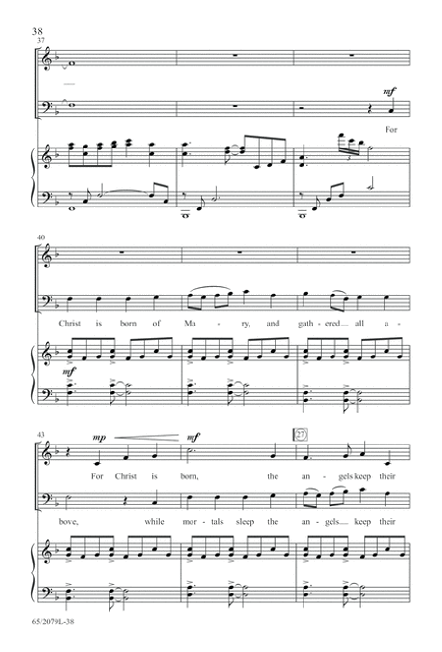 Morning Star SAB (Digital Download) 3-Part scores gallery preview page 38