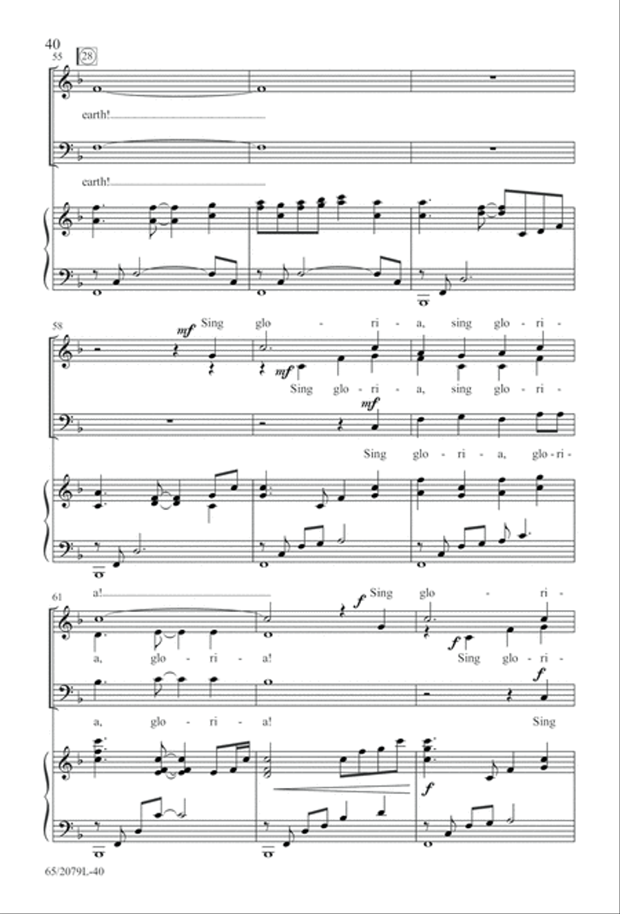 Morning Star SAB (Digital Download) 3-Part scores gallery preview page 40