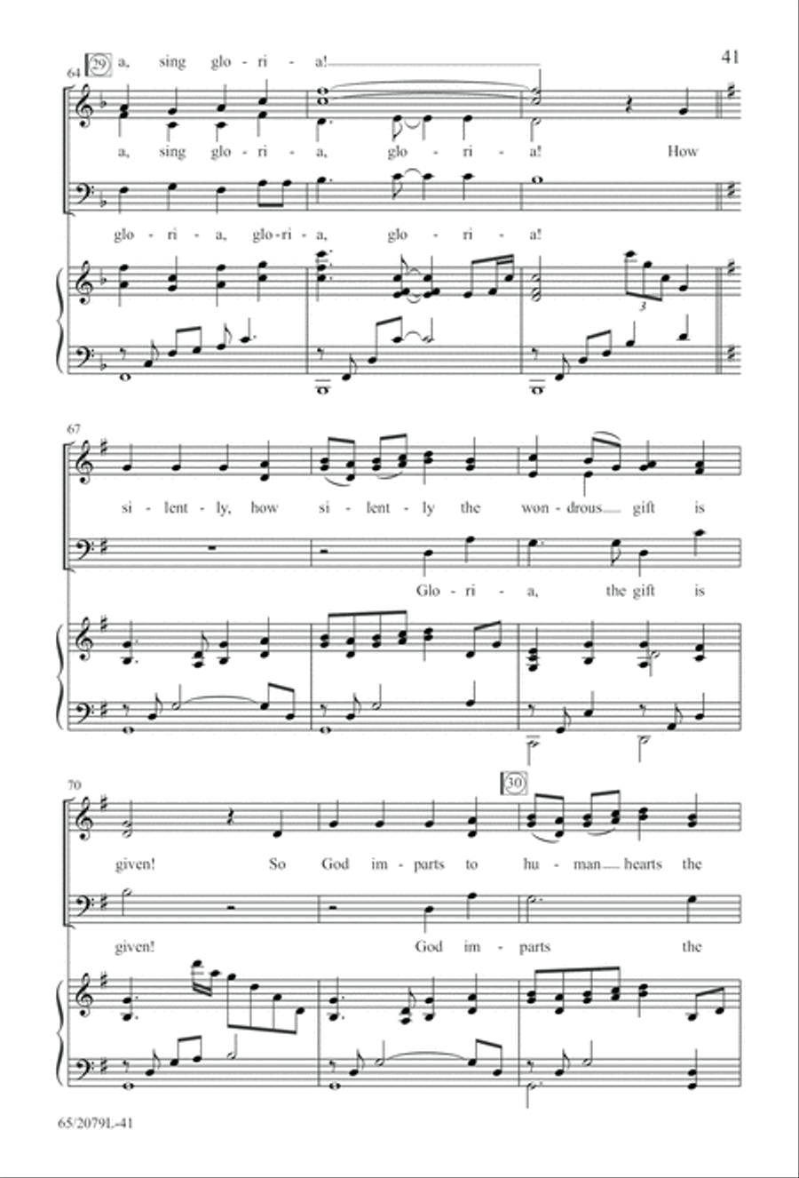 Morning Star SAB (Digital Download) 3-Part scores gallery preview page 41