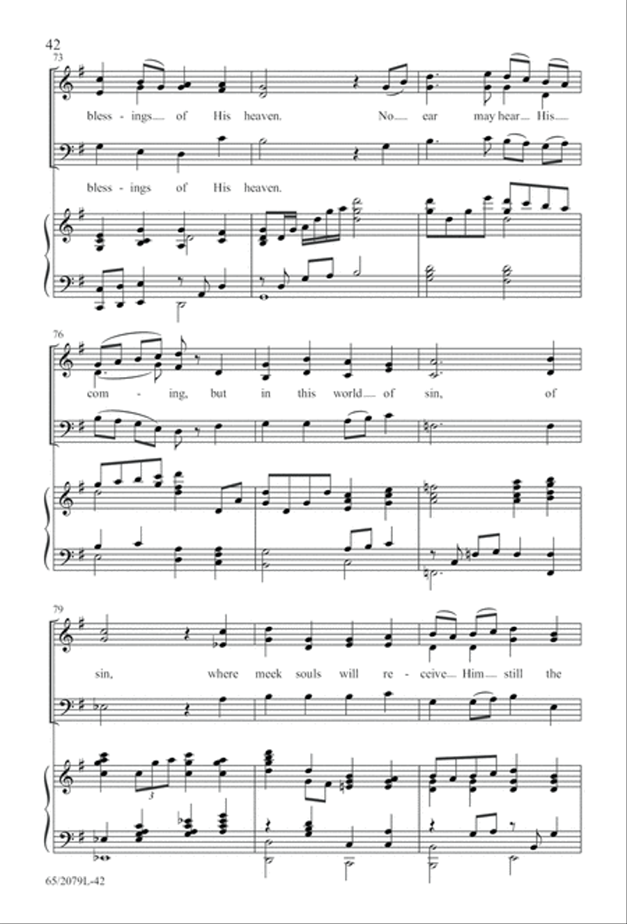 Morning Star SAB (Digital Download) 3-Part scores gallery preview page 42