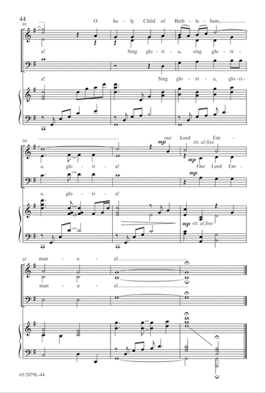 Morning Star SAB (Digital Download) 3-Part scores gallery preview page 44