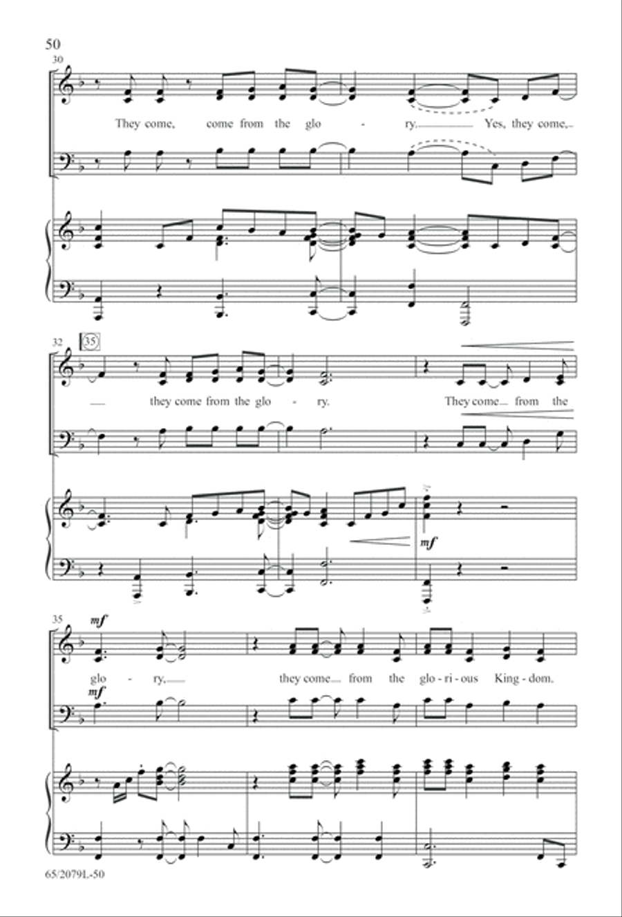 Morning Star SAB (Digital Download) 3-Part scores gallery preview page 50