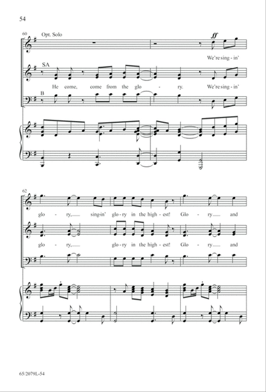 Morning Star SAB (Digital Download) 3-Part scores gallery preview page 54