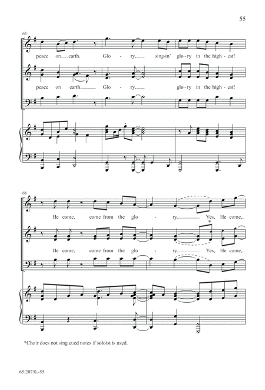 Morning Star SAB (Digital Download) 3-Part scores gallery preview page 55