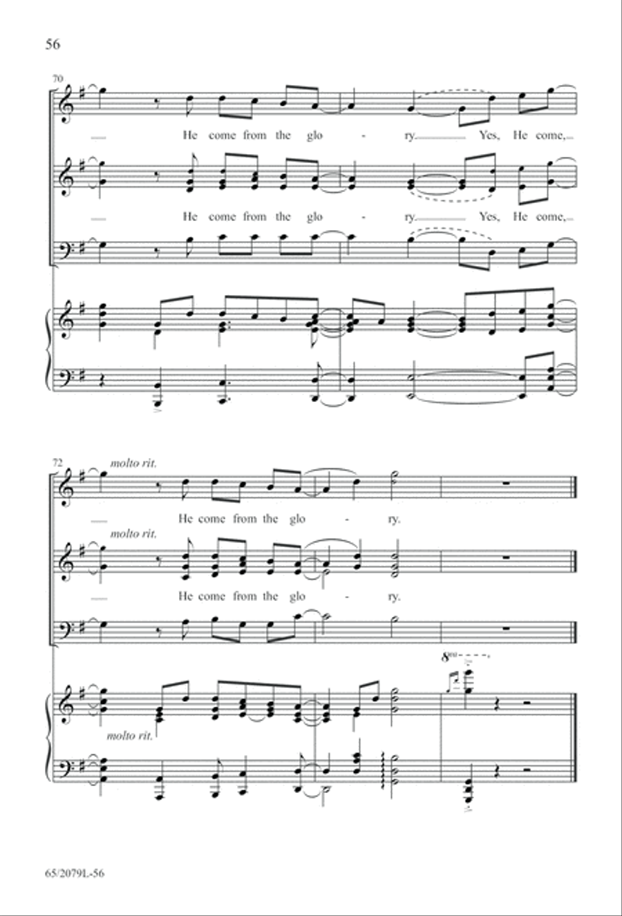 Morning Star SAB (Digital Download) 3-Part scores gallery preview page 56