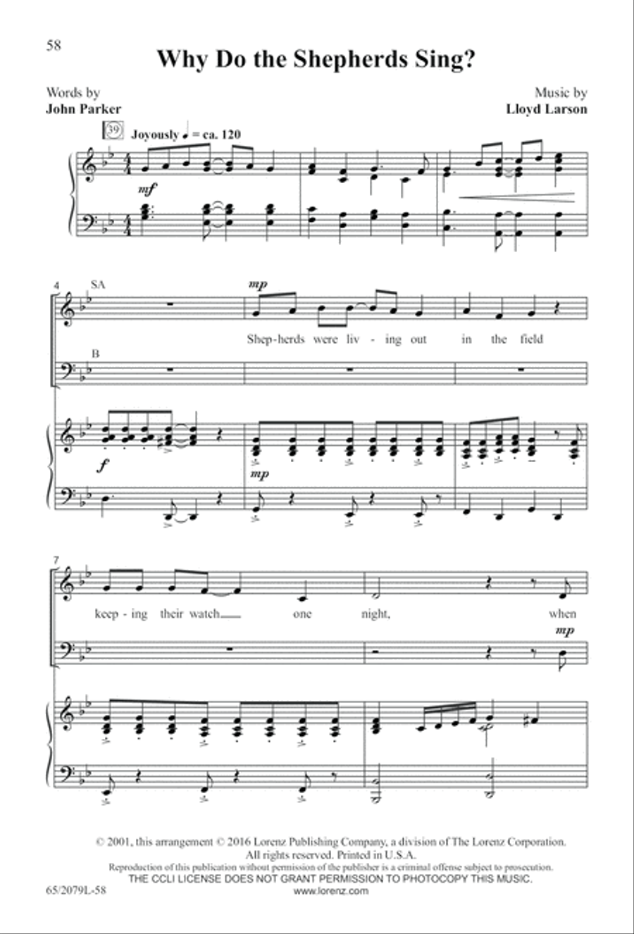 Morning Star SAB (Digital Download) 3-Part scores gallery preview page 58