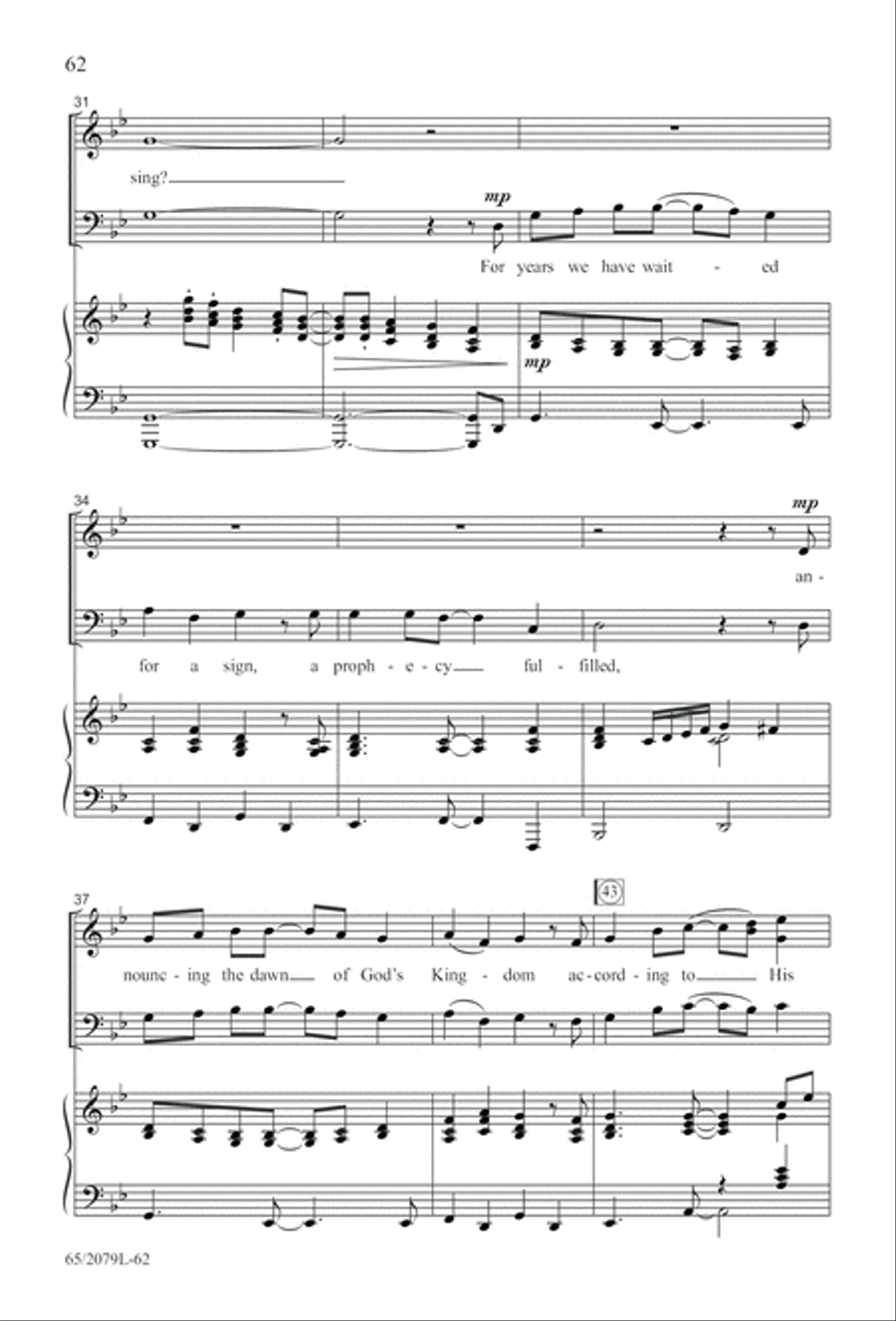 Morning Star SAB (Digital Download) 3-Part scores gallery preview page 62