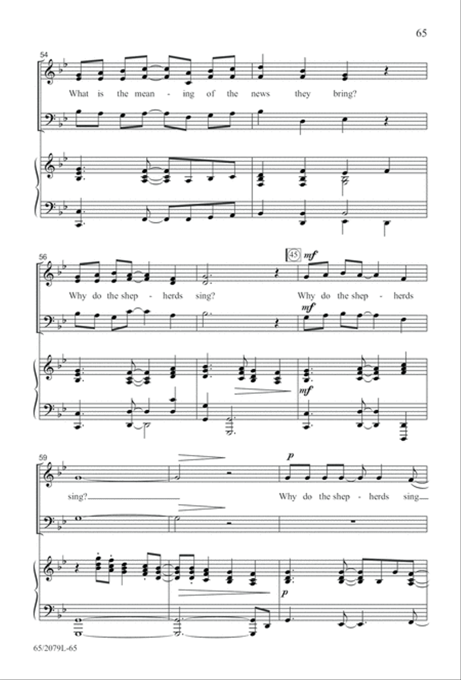 Morning Star SAB (Digital Download) 3-Part scores gallery preview page 65