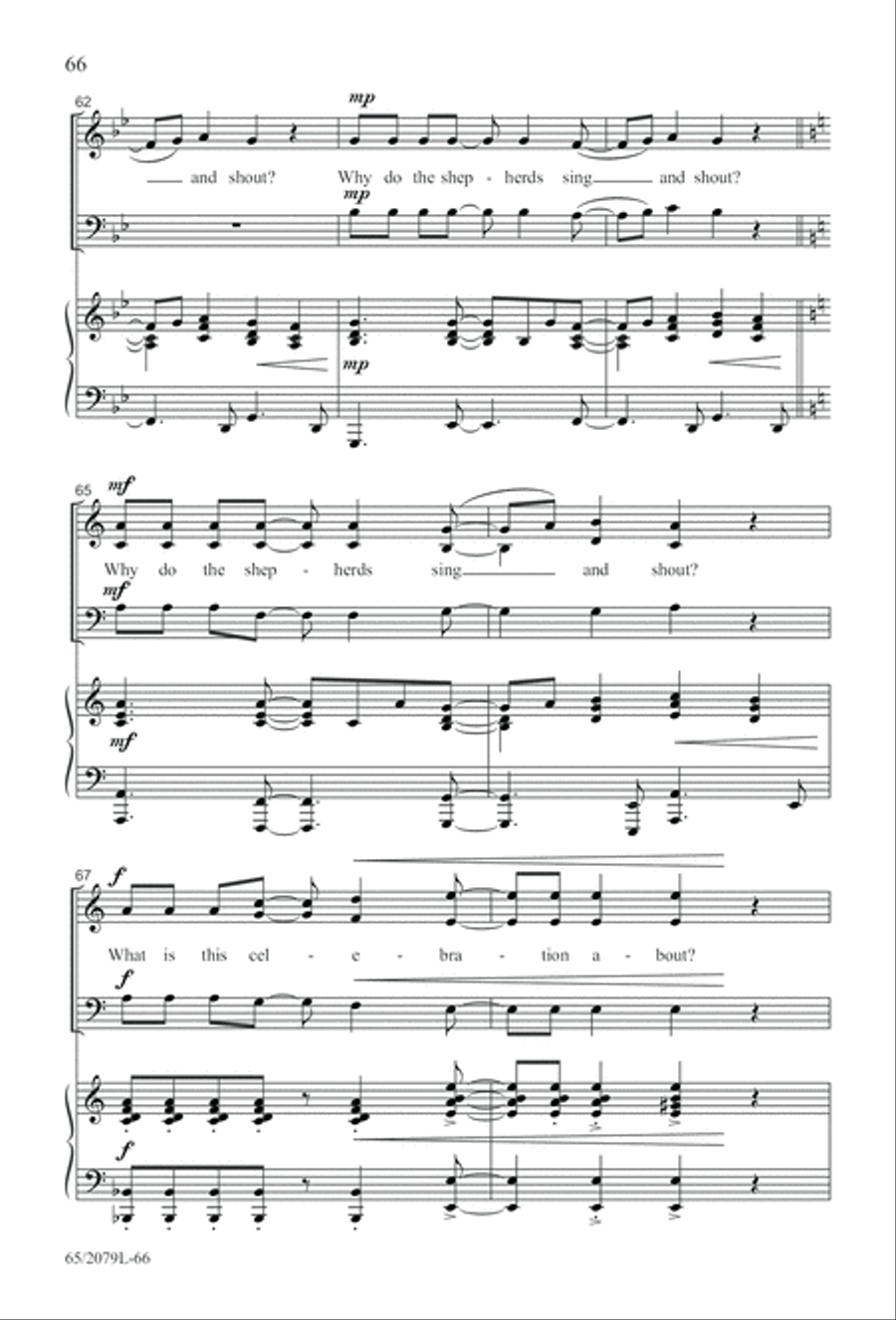 Morning Star SAB (Digital Download) 3-Part scores gallery preview page 66