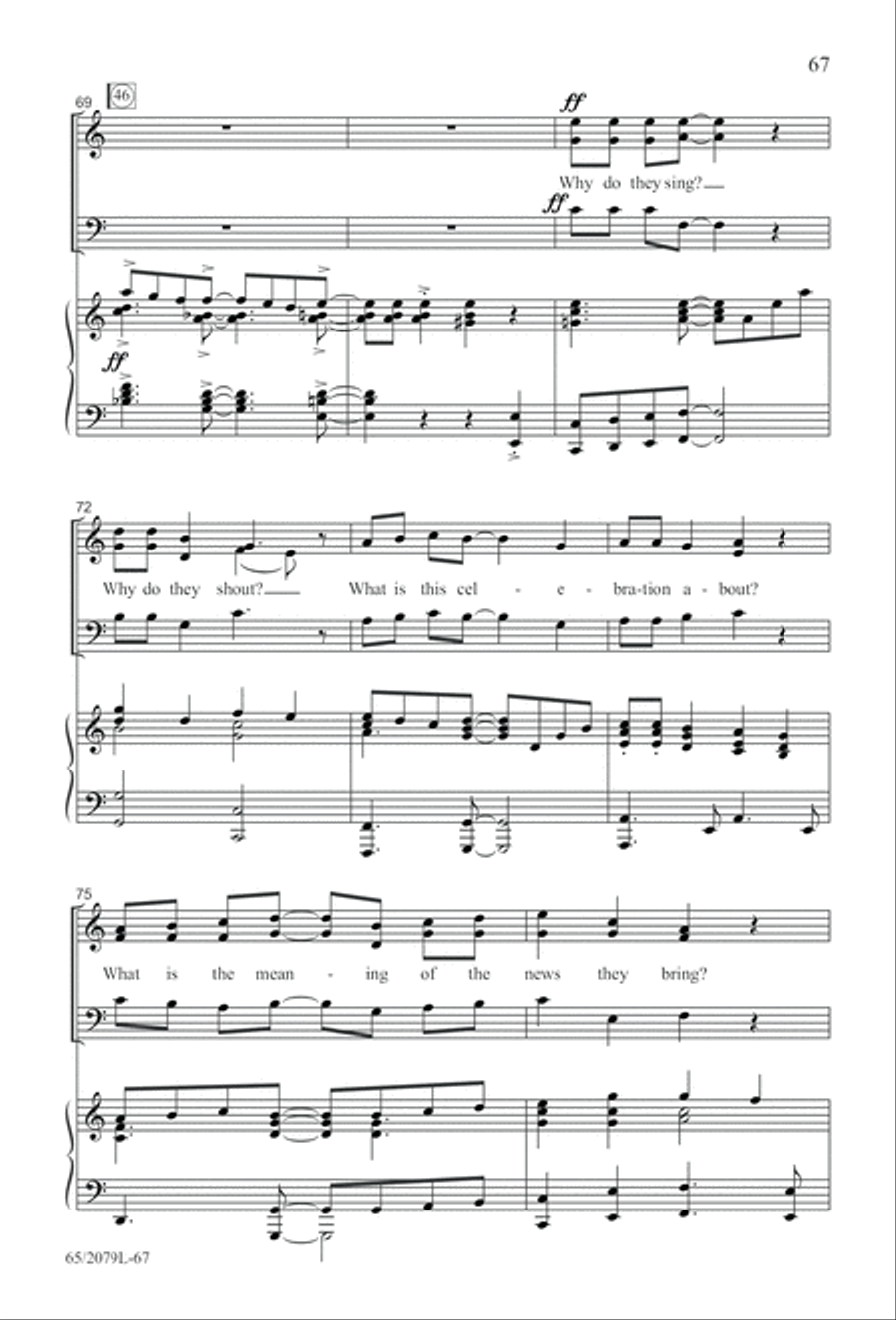 Morning Star SAB (Digital Download) 3-Part scores gallery preview page 67