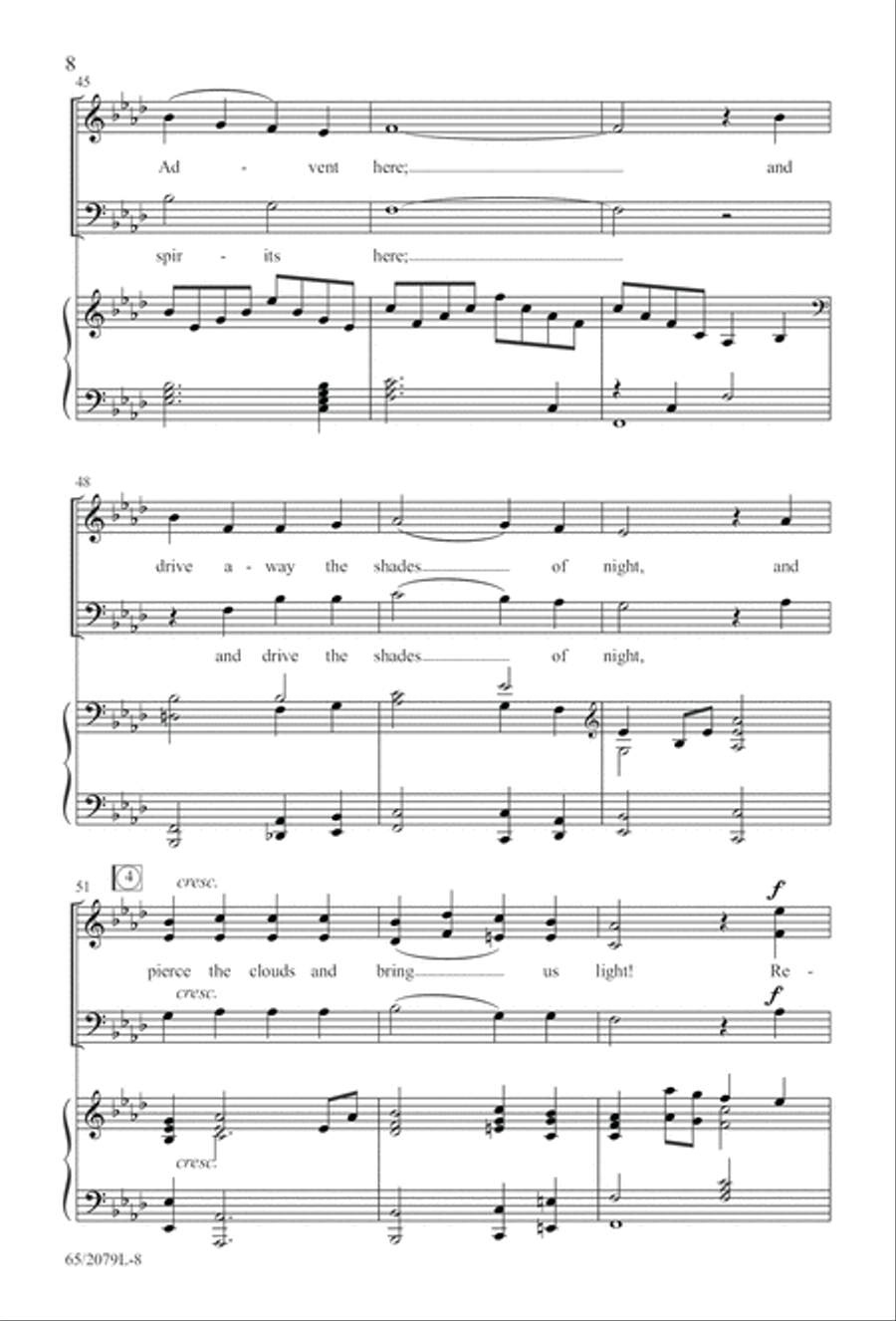 Morning Star SAB (Digital Download) 3-Part scores gallery preview page 8