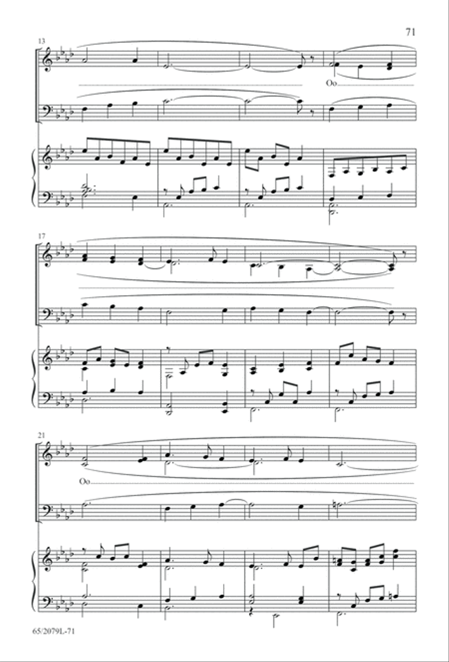 Morning Star SAB (Digital Download) 3-Part scores gallery preview page 71