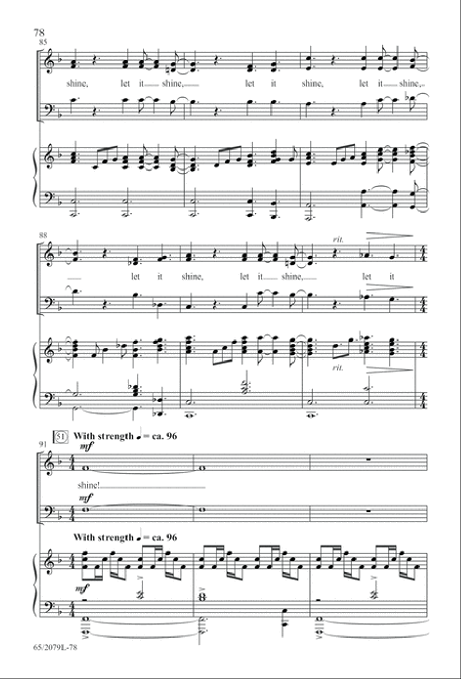 Morning Star SAB (Digital Download) 3-Part scores gallery preview page 78