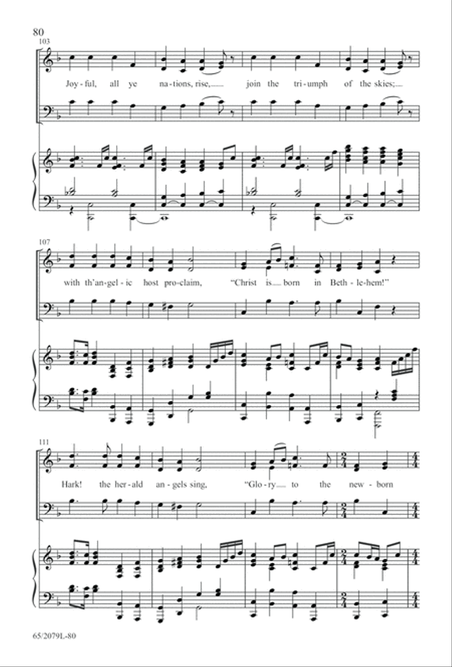 Morning Star SAB (Digital Download) 3-Part scores gallery preview page 80