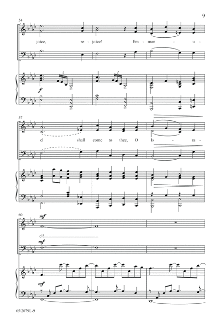 Morning Star SAB (Digital Download) 3-Part scores gallery preview page 9