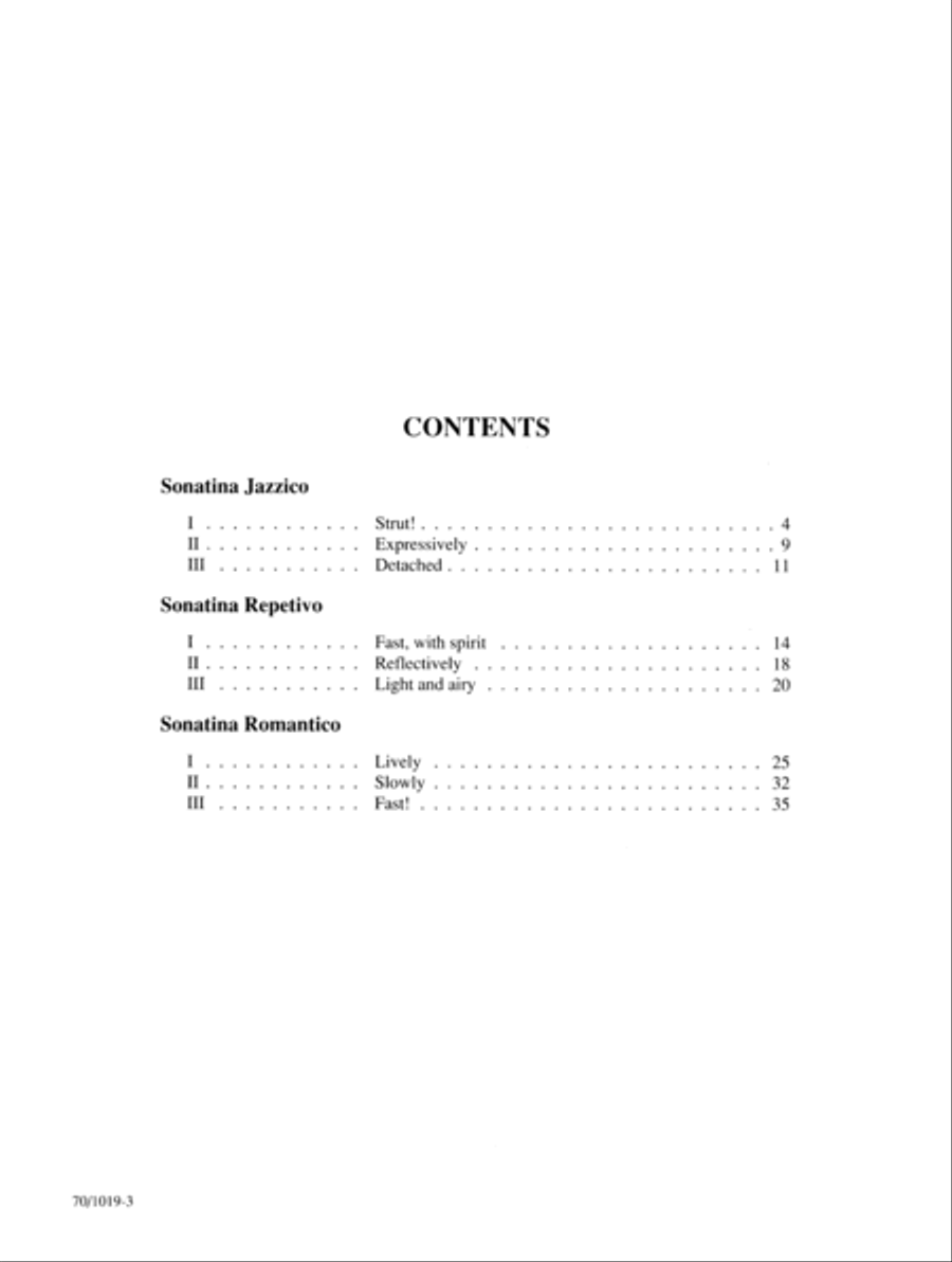 Sonatinas: Intermediate Sonatinas (Digital Download) Piano Solo scores gallery preview page 3