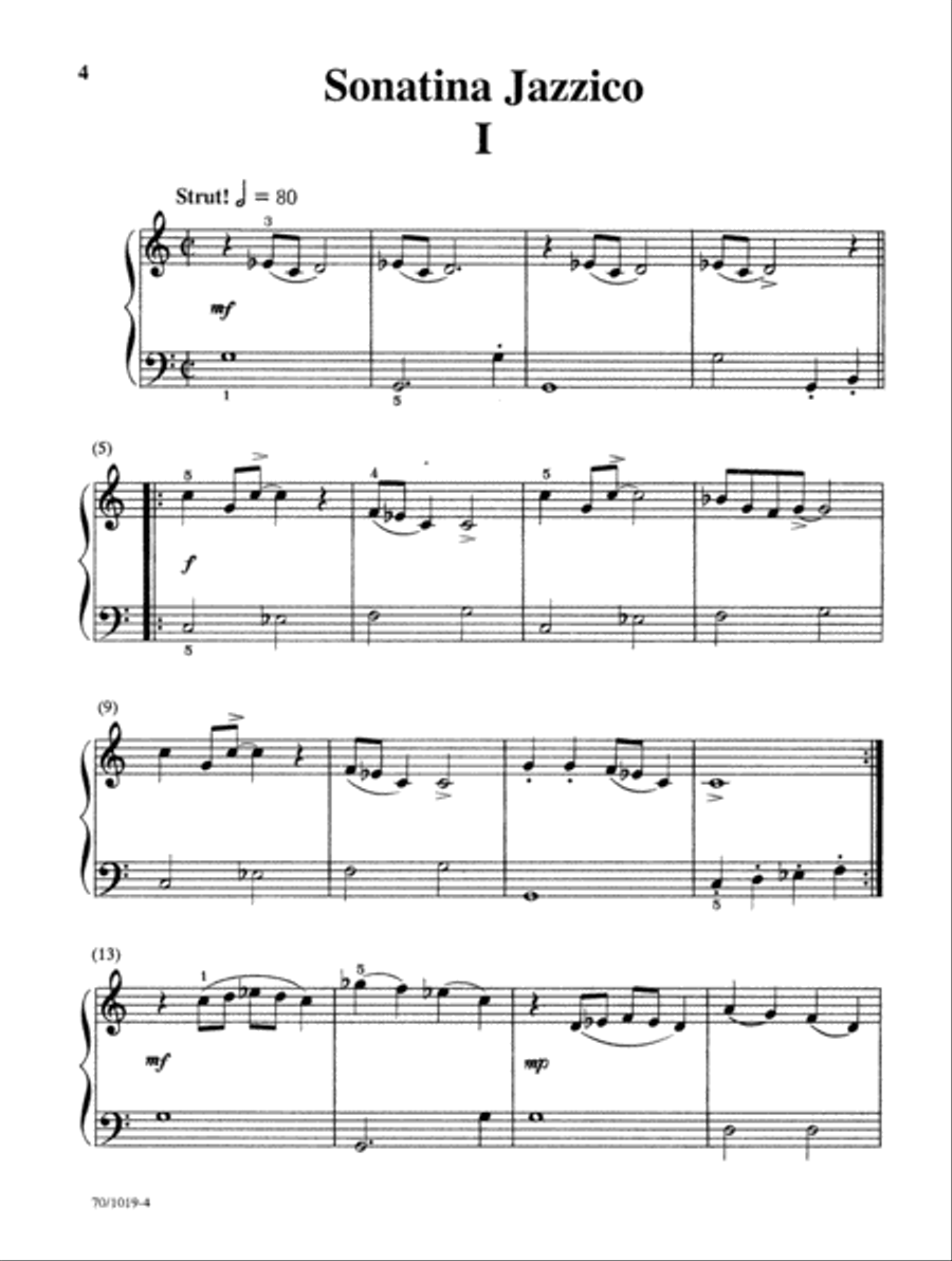 Sonatinas: Intermediate Sonatinas (Digital Download) Piano Solo scores gallery preview page 4