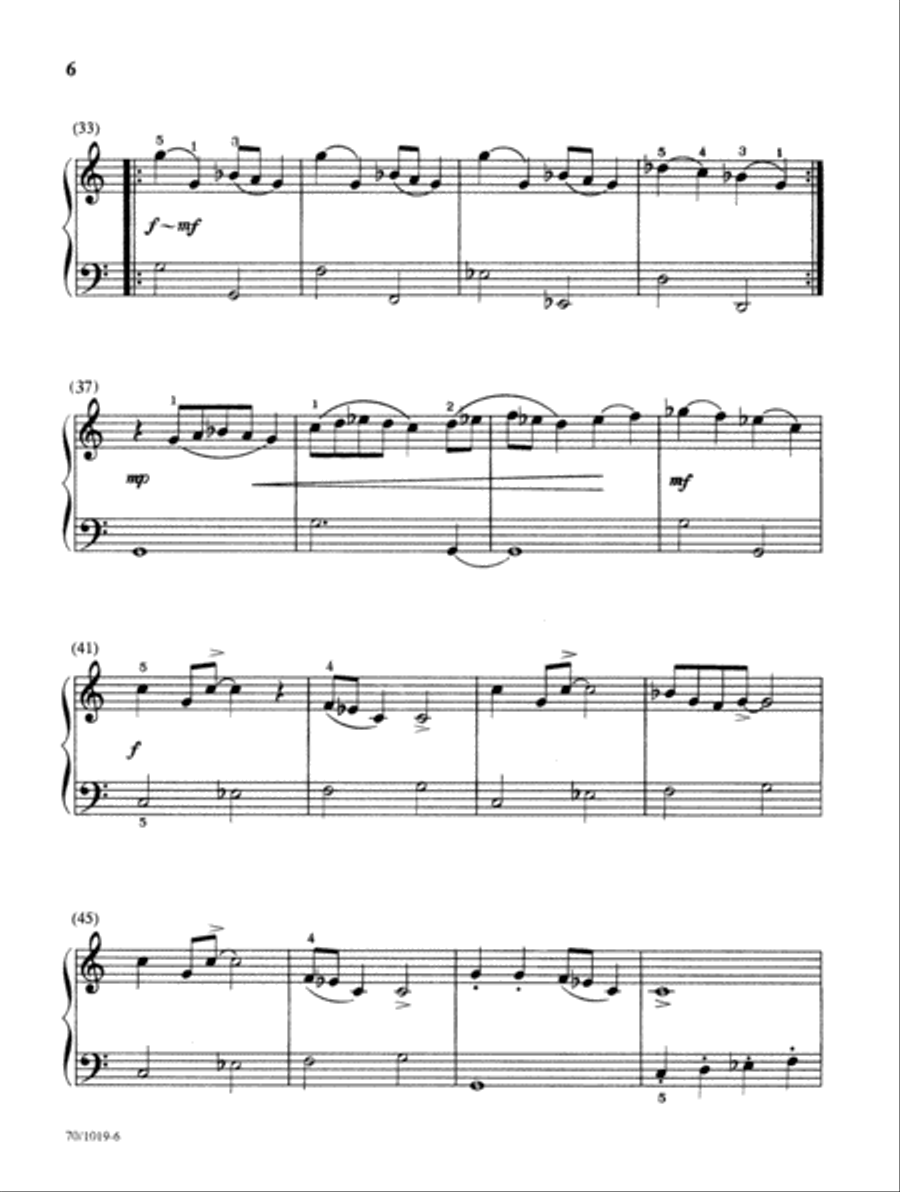 Sonatinas: Intermediate Sonatinas (Digital Download) Piano Solo scores gallery preview page 6