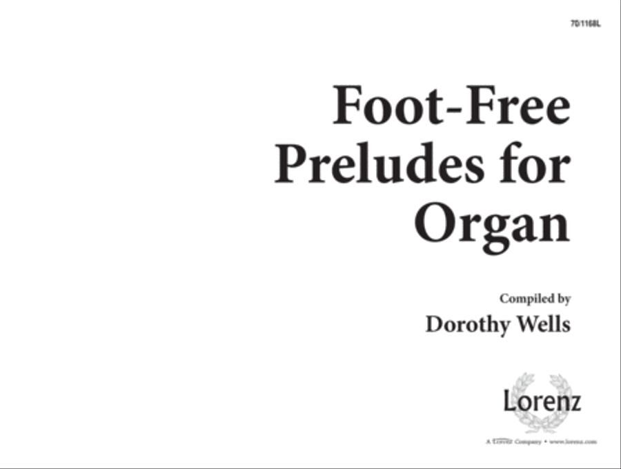 Foot-Free Preludes (Digital Download) Organ scores gallery preview page 1