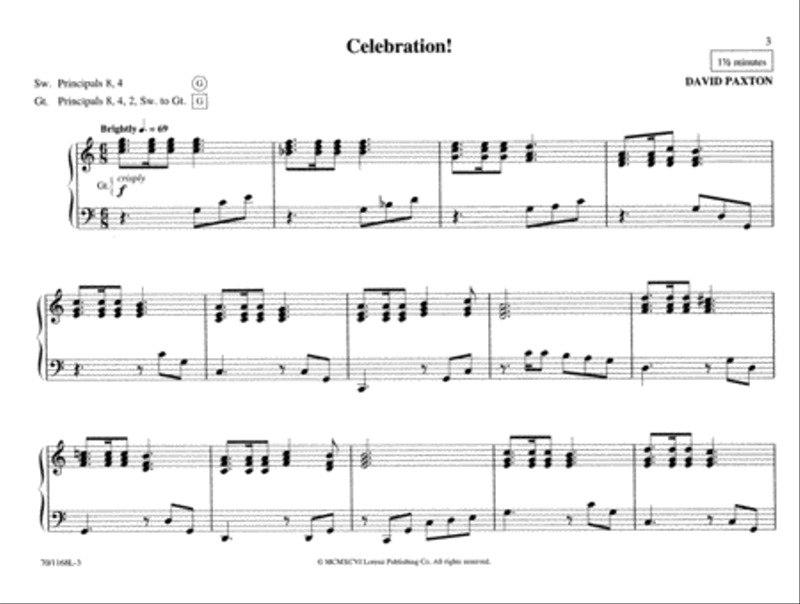 Foot-Free Preludes (Digital Download) Organ scores gallery preview page 5