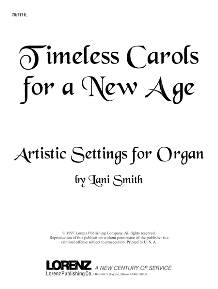 Timeless Carols for a New Age Organ (Digital Download) Organ scores gallery preview page 3