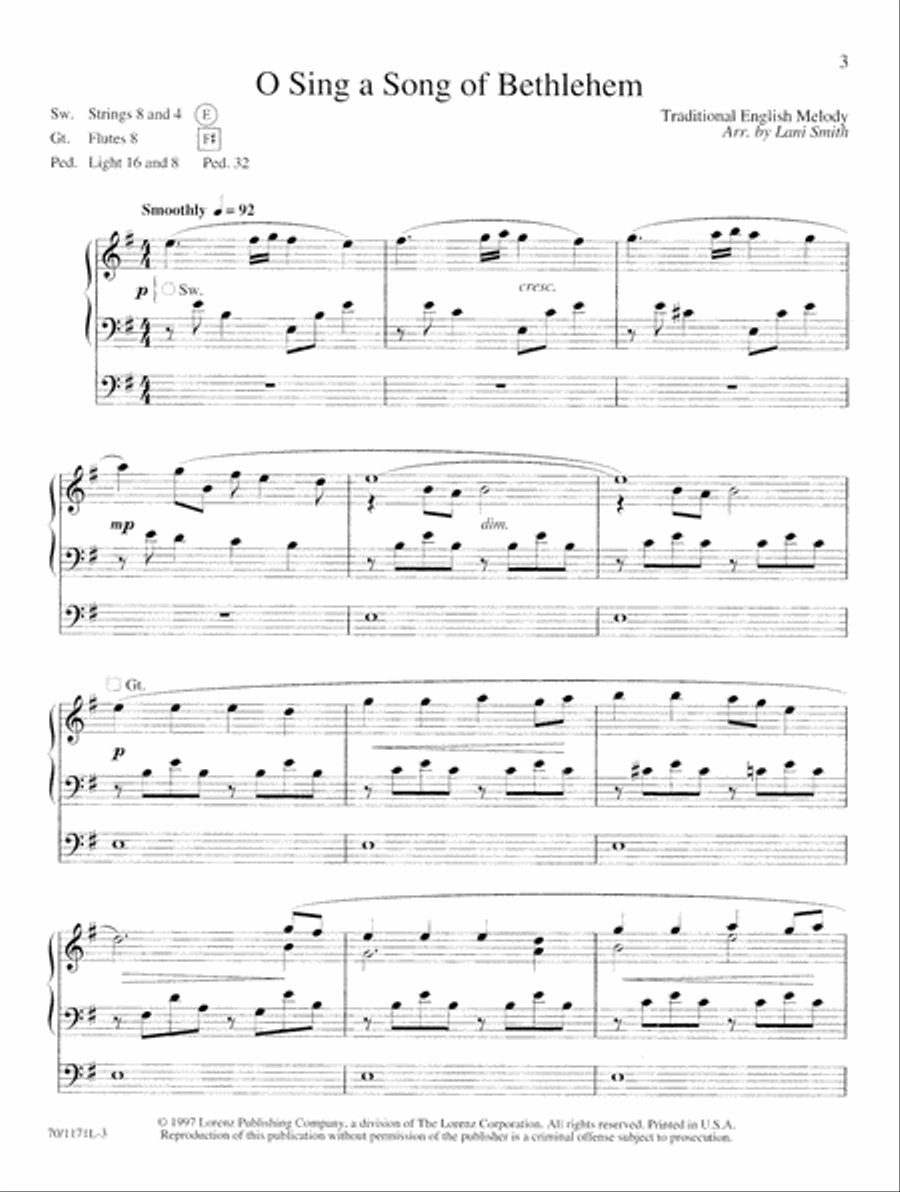 Timeless Carols for a New Age Organ (Digital Download) Organ scores gallery preview page 5
