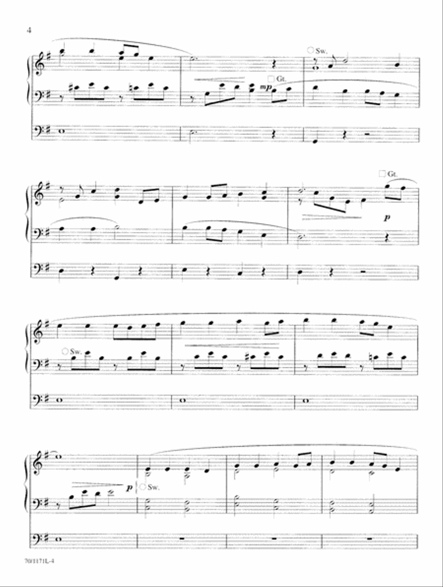 Timeless Carols for a New Age Organ (Digital Download) Organ scores gallery preview page 6