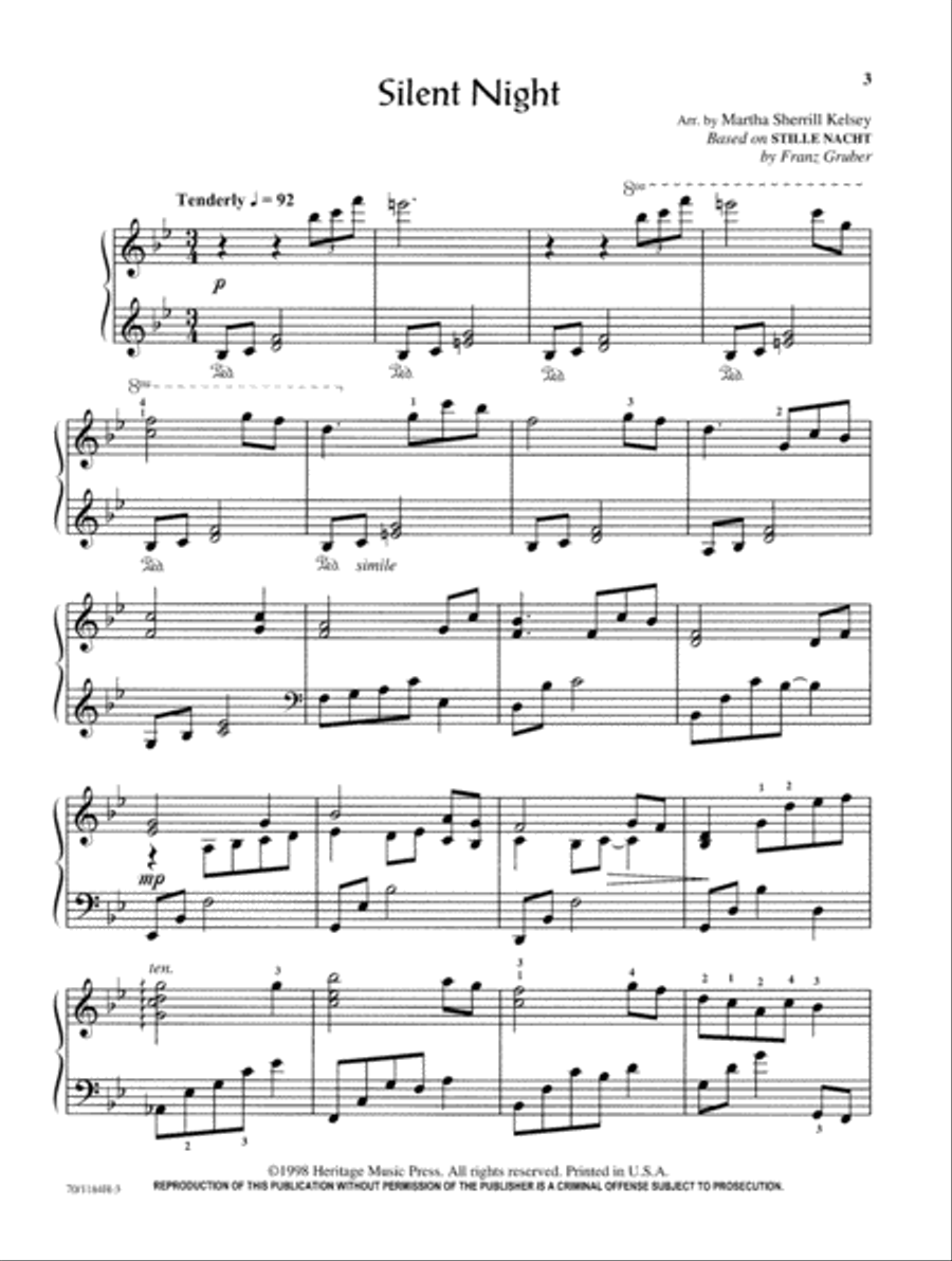 Carols at the Keyboard (Digital Download) Piano Solo scores gallery preview page 3