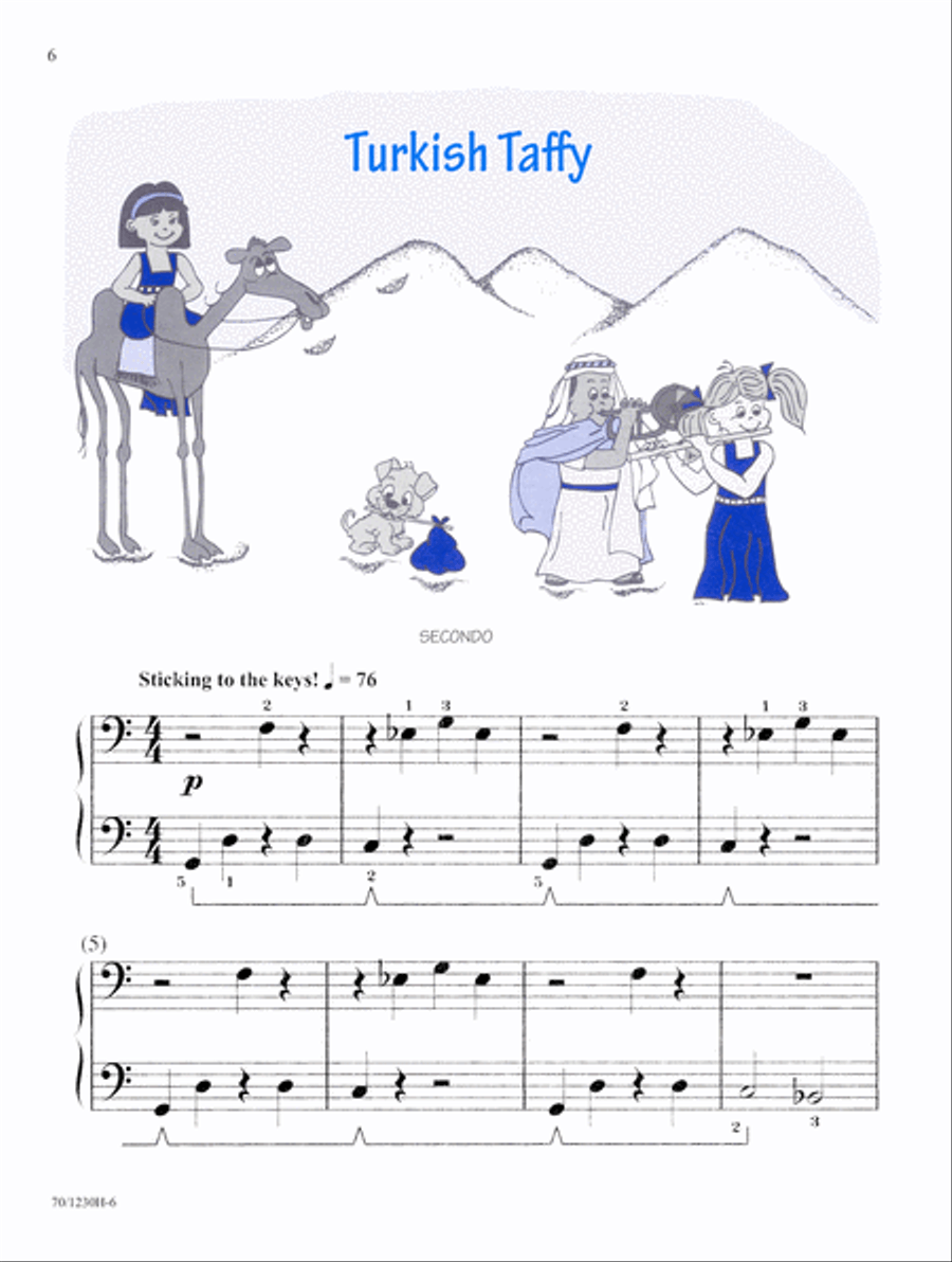 Noona Comp Piano Four Hand Duet Level 1+ (Digital Download) Piano Method scores gallery preview page 6