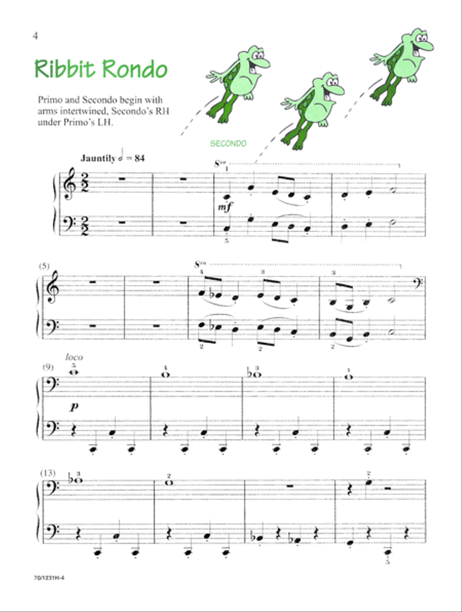 Noona Comp Piano Four Hand Duet Level 2 (Digital Download) Piano Method scores gallery preview page 4