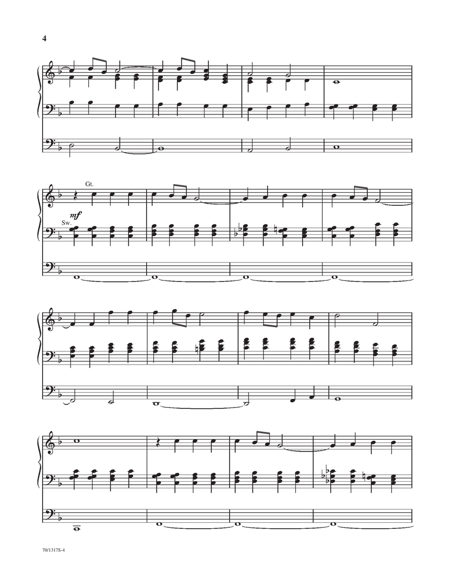 Psalm Interpretations for Organ, Volume 1 (Digital Download) Organ scores gallery preview page 4