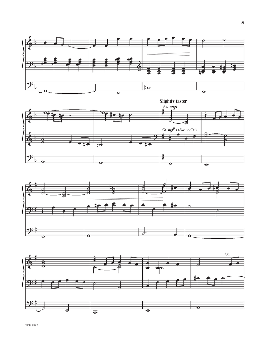 Psalm Interpretations for Organ, Volume 1 (Digital Download) Organ scores gallery preview page 5