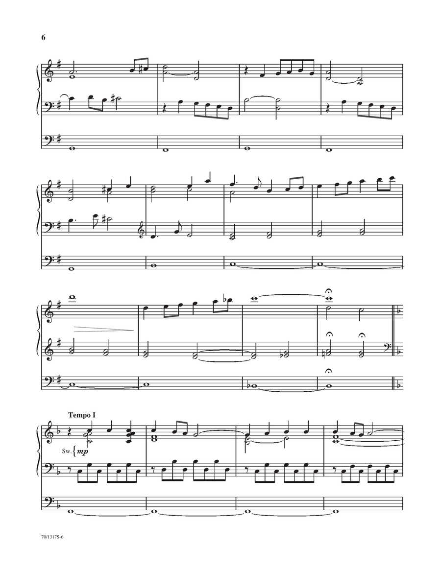 Psalm Interpretations for Organ, Volume 1 (Digital Download) Organ scores gallery preview page 6