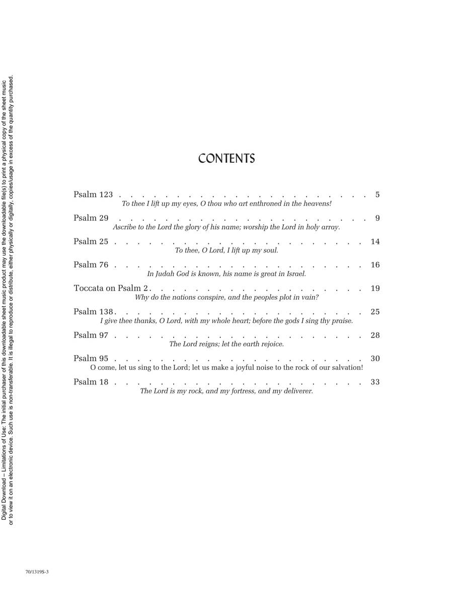 Psalm Interpretations for Organ, Volume 2 Organ scores gallery preview page 5