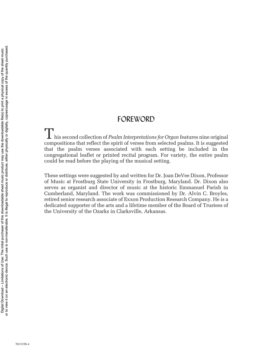 Psalm Interpretations for Organ, Volume 2 Organ scores gallery preview page 6