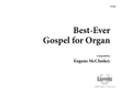 Best-ever Gospel for Organ (Digital Download)