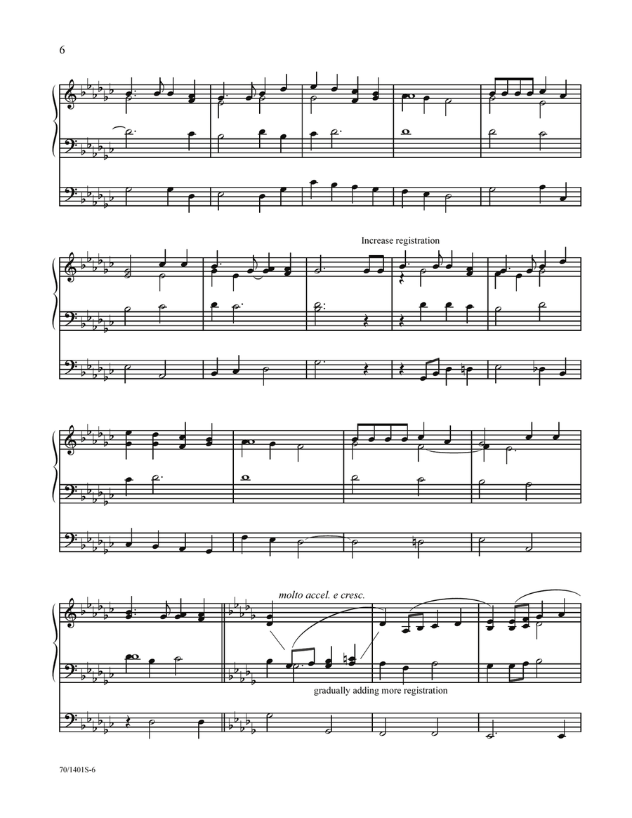 Three Preludes on American Hymns (Digital Download) Organ scores gallery preview page 6