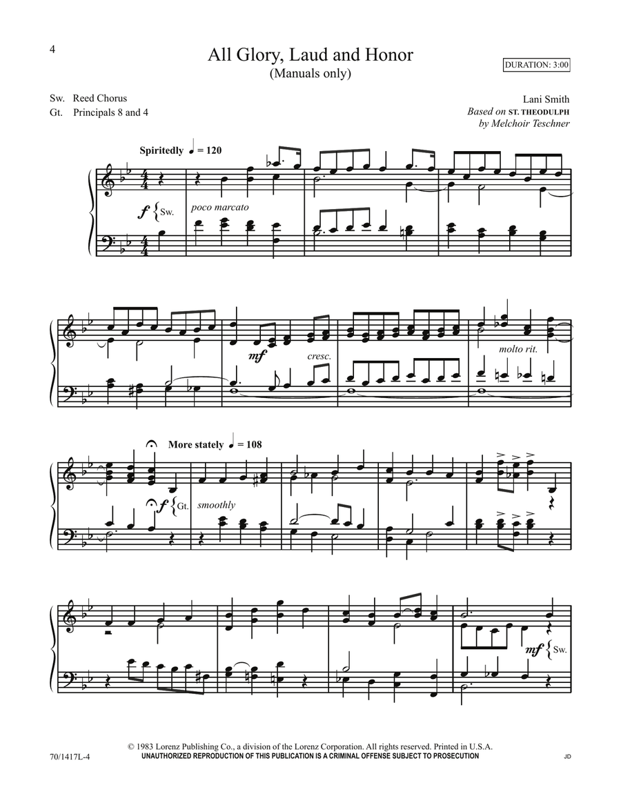 Pull Out All the Stops! Vol. 3 (Digital Download) Organ scores gallery preview page 4